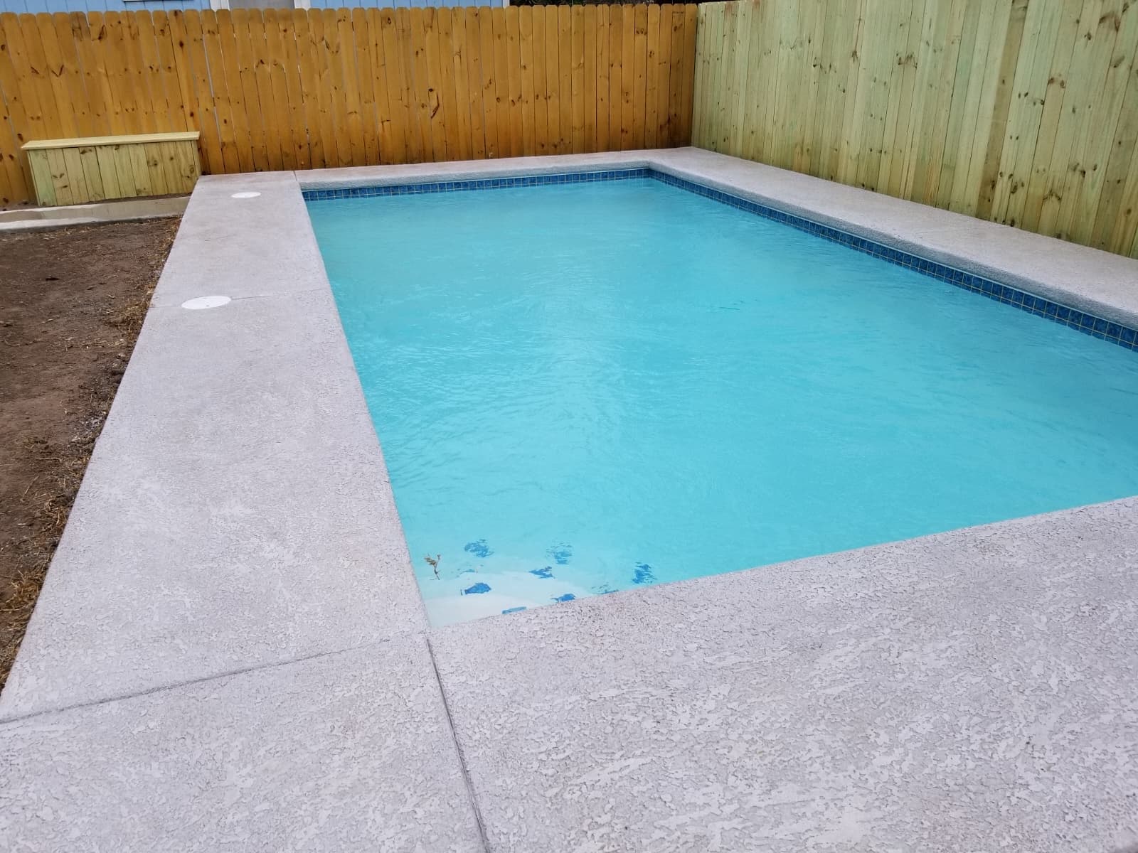 Completed Garma Pools backyard pool and spa, full and ready to enjoy